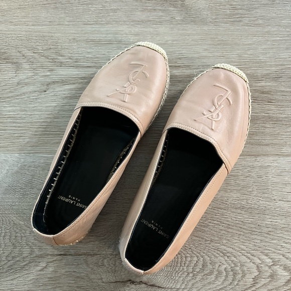 SOLD SAINT LAURENT LEATHER ESPADRILLES - Picture 3 of 7